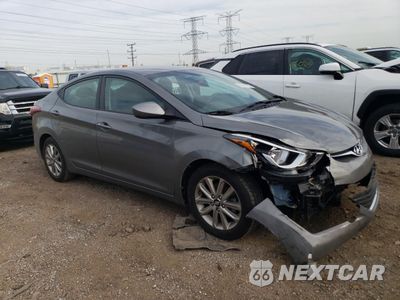 Czwarte zdjęcie samochodu z boku: 2014 HYUNDAI ELANTRA SE VIN:5NPDH4AEXEH504349 - miniatura