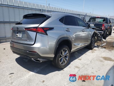 Trzecie zdjęcie samochodu z tyłu: 2019 LEXUS NX 300 BASE VIN:JTJYARBZ3K2137874 - miniatura