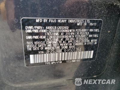 Zdjęcie 15 z 15 samochodu: 2014 SUBARU FORESTER 2.5I TOURING VIN:JF2SJAMC3EH501264 - miniatura