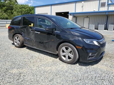 Czwarte zdjęcie samochodu z boku: 2019 HONDA ODYSSEY EXL VIN:5FNRL6H71KB052020 - miniatura