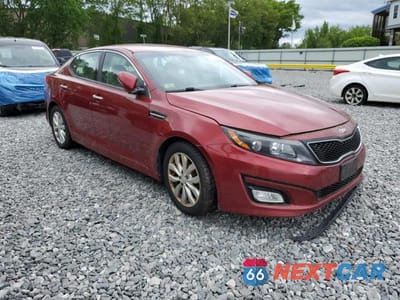 Czwarte zdjęcie samochodu z boku: 2014 KIA OPTIMA LX VIN:5XXGM4A74EG343972 - miniatura