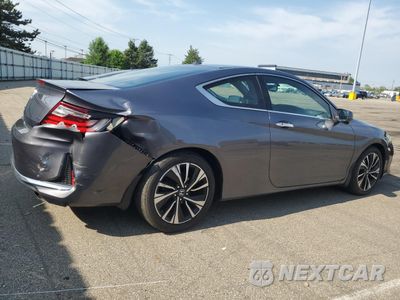 Trzecie zdjęcie samochodu z tyłu: 2017 HONDA ACCORD EXL VIN:1HGCT2B87HA002774 - miniatura