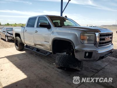 Czwarte zdjęcie samochodu z boku: 2015 GMC SIERRA K1500 SLE VIN:3GTU2UEC5FG285272 - miniatura