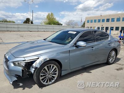 2019 INFINITI Q50 LUXE JN1EV7AP4KM513830 - główne zdjęcie licytacji z USA - miniatura