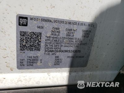 Zdjęcie 13 z 13 samochodu: 2024 CHEVROLET BLAZER RS VIN:3GNKDHRK9RS243075 - miniatura
