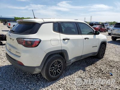 Trzecie zdjęcie samochodu z tyłu: 2017 JEEP COMPASS SPORT VIN:3C4NJCAB2HT653254 - miniatura