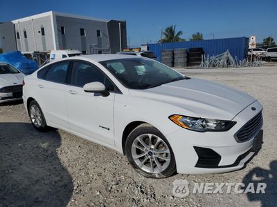 Czwarte zdjęcie samochodu z boku: 2019 FORD FUSION SE VIN:3FA6P0LU8KR119296 - miniatura
