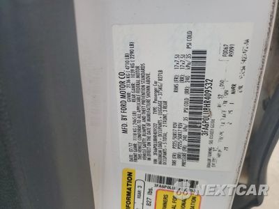 Zdjęcie 12 z 12 samochodu: 2017 FORD FUSION SE HYBRID VIN:3FA6P0LU8HR409532 - miniatura