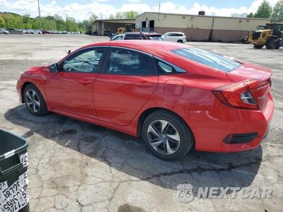 Drugie zdjęcie samochodu z przodu: 2019 HONDA CIVIC LX VIN:2HGFC2F65KH586297 - miniatura