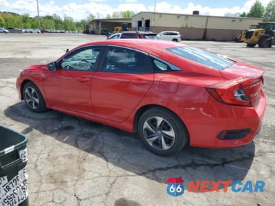 Drugie zdjęcie samochodu z przodu: 2019 HONDA CIVIC LX VIN:2HGFC2F65KH586297 - miniatura