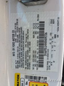 Zdjęcie 12 z 12 samochodu: 2017 FORD FUSION SE HYBRID VIN:3FA6P0LU4HR409236 - miniatura