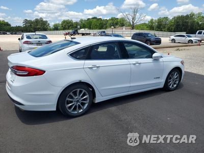 Trzecie zdjęcie samochodu z tyłu: 2017 FORD FUSION SE HYBRID VIN:3FA6P0LU1HR400722 - miniatura