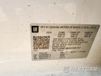 Zdjęcie 13 z 14 samochodu: 2018 GMC SIERRA K1500 SLT VIN:3GTU2NEJ6JG339787 - miniatura