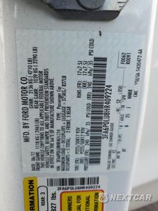 Zdjęcie 12 z 12 samochodu: 2017 FORD FUSION SE HYBRID VIN:3FA6P0LU8HR409224 - miniatura