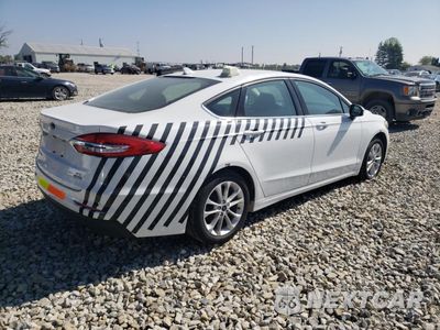 Trzecie zdjęcie samochodu z tyłu: 2020 FORD FUSION SE VIN:3FA6P0LU0LR119083 - miniatura