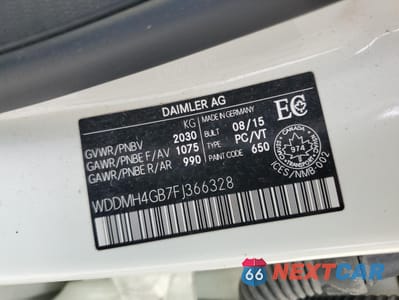 Zdjęcie 13 z 13 samochodu: 2015 MERCEDES-BENZ B 250 4MATIC VIN:WDDMH4GB7FJ366328 - miniatura