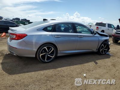 Trzecie zdjęcie samochodu z tyłu: 2022 HONDA ACCORD SPORT VIN:1HGCV2F34NA005166 - miniatura