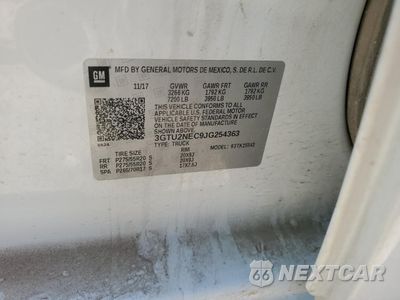 Zdjęcie 12 z 15 samochodu: 2018 GMC SIERRA K1500 SLT VIN:3GTU2NEC9JG254363 - miniatura