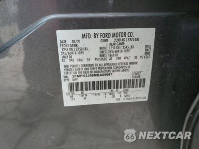 Zdjęcie 13 z 16 samochodu: 2021 FORD EDGE SEL VIN:2FMPK3J98MBA09987 - miniatura