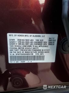 Zdjęcie 13 z 16 samochodu: 2017 HONDA PILOT TOURING VIN:5FNYF6H93HB034700 - miniatura