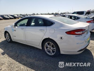 Drugie zdjęcie samochodu z przodu: 2018 FORD FUSION SE HYBRID VIN:3FA6P0LU7JR118705 - miniatura