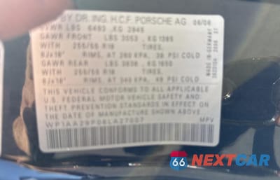 Zdjęcie 10 z 11 samochodu: 2006 PORSCHE CAYENNE VIN:WP1AA29P06LA27007 - miniatura