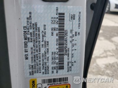 Zdjęcie 12 z 13 samochodu: 2018 FORD FUSION SE HYBRID VIN:3FA6P0LU5JR172021 - miniatura