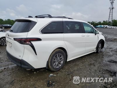 Trzecie zdjęcie samochodu z tyłu: 2025 TOYOTA SIENNA LE VIN:5TDBSKFC7SS154429 - miniatura