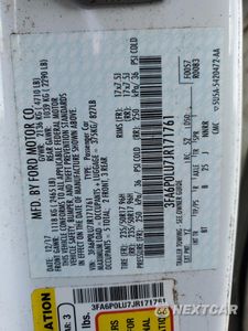 Zdjęcie 12 z 12 samochodu: 2018 FORD FUSION SE HYBRID VIN:3FA6P0LU7JR171761 - miniatura