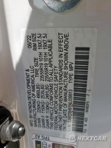 Zdjęcie 13 z 16 samochodu: 2022 HONDA CR-V TOURING VIN:5J6RT6H91NL039913 - miniatura