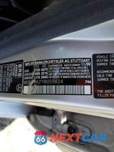 Zdjęcie 13 z 13 samochodu: 2000 MERCEDES-BENZ E 55 AMG VIN:WDBJF74J7YB055624 - miniatura