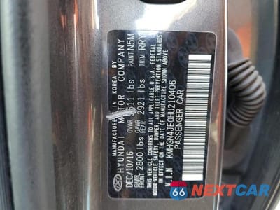Zdjęcie 12 z 12 samochodu: 2017 GENESIS G80 BASE VIN:KMHGN4JE0HU210406 - miniatura