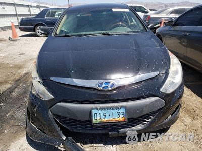 Piąte zdjęcie samochodu w środku: 2014 HYUNDAI SONATA HYBRID VIN:KMHEC4A44EA108446 - miniatura