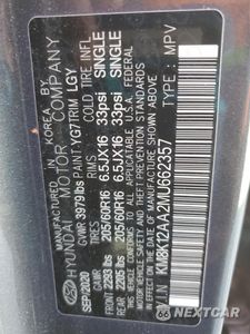 Zdjęcie 12 z 13 samochodu: 2021 HYUNDAI KONA SE VIN:KM8K12AA2MU662357 - miniatura