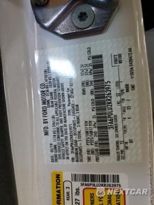 Zdjęcie 12 z 12 samochodu: 2019 FORD FUSION SE VIN:3FA6P0LU2KR263975 - miniatura
