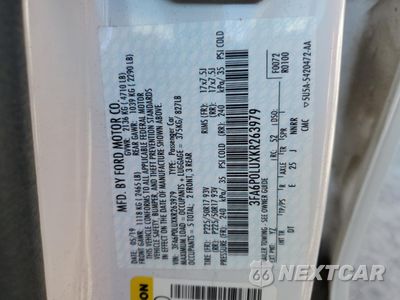 Zdjęcie 12 z 12 samochodu: 2019 FORD FUSION SE VIN:3FA6P0LUXKR263979 - miniatura