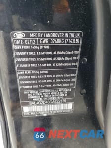 Zdjęcie 13 z 13 samochodu: 2012 LAND ROVER LR4 HSE VIN:SALAG2D43CA622379 - miniatura