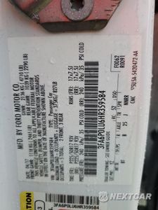 Zdjęcie 12 z 12 samochodu: 2017 FORD FUSION SE HYBRID VIN:3FA6P0LU6HR359584 - miniatura
