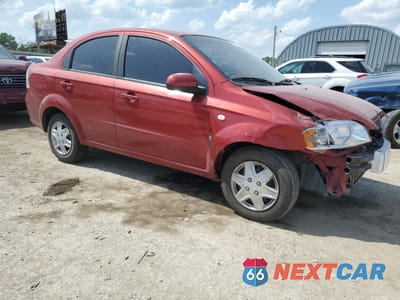 Czwarte zdjęcie samochodu z boku: 2007 CHEVROLET AVEO BASE VIN:KL1TD56667B087354 - miniatura