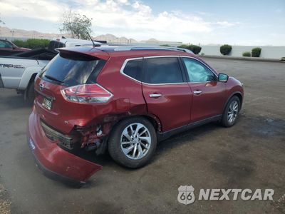 Trzecie zdjęcie samochodu z tyłu: 2015 NISSAN ROGUE S VIN:5N1AT2MT8FC785592 - miniatura