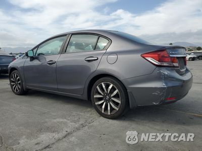 Drugie zdjęcie samochodu z przodu: 2014 HONDA CIVIC EXL VIN:19XFB2F93EE202464 - miniatura
