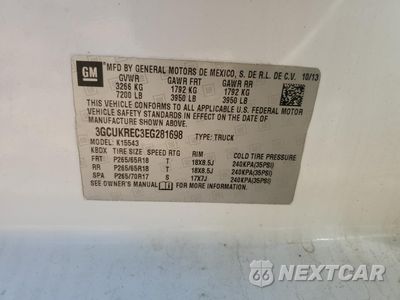 Zdjęcie 12 z 14 samochodu: 2014 CHEVROLET SILVERADO K1500 LT VIN:3GCUKREC3EG281698 - miniatura