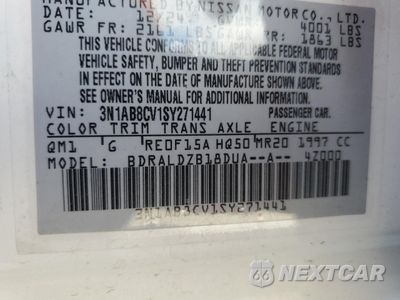 Zdjęcie 13 z 13 samochodu: 2025 NISSAN SENTRA SV VIN:3N1AB8CV1SY271441 - miniatura