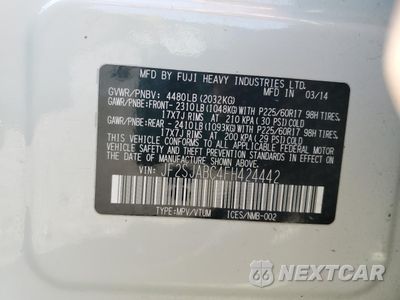 Zdjęcie 13 z 15 samochodu: 2015 SUBARU FORESTER 2.5I VIN:JF2SJABC4FH424442 - miniatura