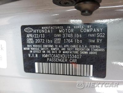 Zdjęcie 12 z 12 samochodu: 2013 HYUNDAI VELOSTER VIN:KMHTC6ADXDU153407 - miniatura