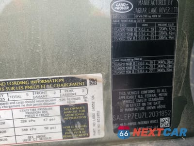 Zdjęcie 14 z 14 samochodu: 2020 LAND ROVER DEFENDER 110 SE VIN:SALEP7EU7L2031852 - miniatura