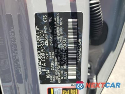 Zdjęcie 12 z 12 samochodu: 2025 KIA K5 GT LINE VIN:KNAG64J74S5304547 - miniatura