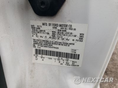 Zdjęcie 12 z 12 samochodu: 2013 FORD F250 SUPER DUTY VIN:1FTBF2B67DEA76425 - miniatura