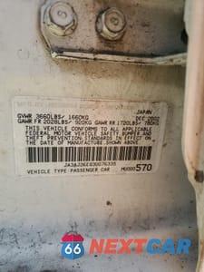 Zdjęcie 12 z 14 samochodu: 2003 MITSUBISHI LANCER ES VIN:JA3AJ26E83U076335 - miniatura