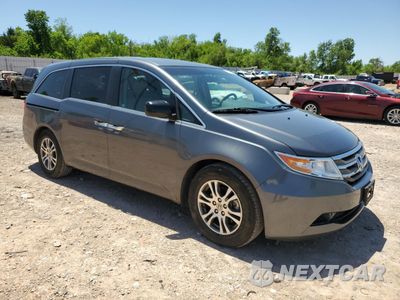 Czwarte zdjęcie samochodu z boku: 2012 HONDA ODYSSEY EXL VIN:5FNRL5H65CB133699 - miniatura